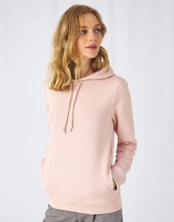 Sudadera orgánica con capucha mujer