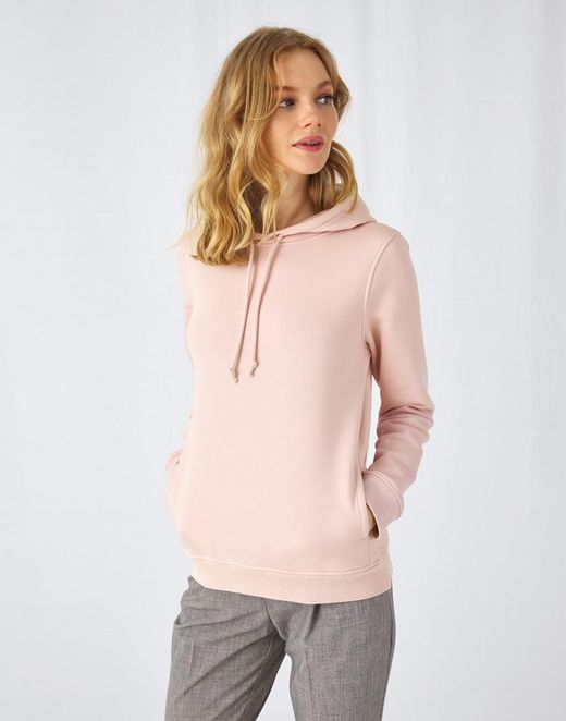 Sudadera orgánica con capucha mujer