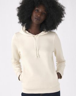 Sudadera orgánica con capucha mujer