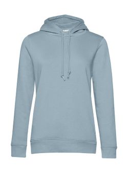 Sudadera orgánica con capucha mujer