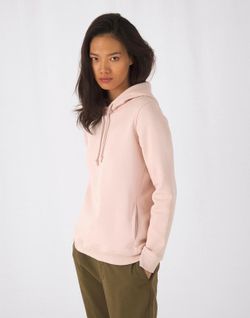 Sudadera orgánica con capucha mujer