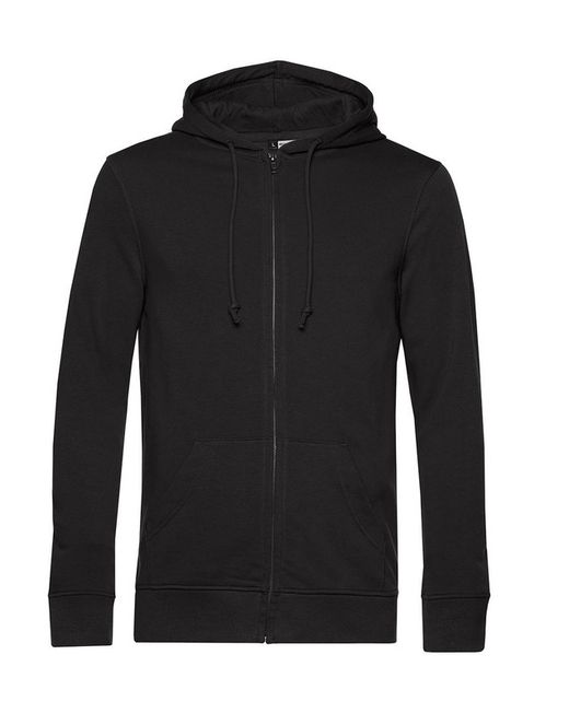 Sudadera orgánica con capucha y cremallera