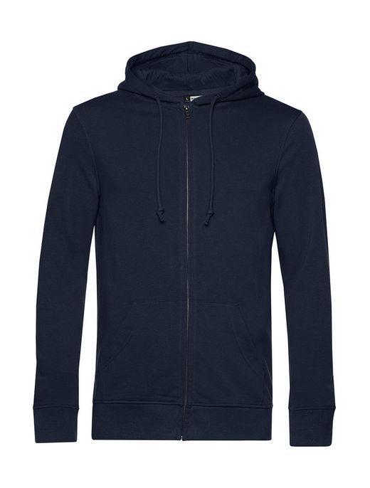 Sudadera orgánica con capucha y cremallera