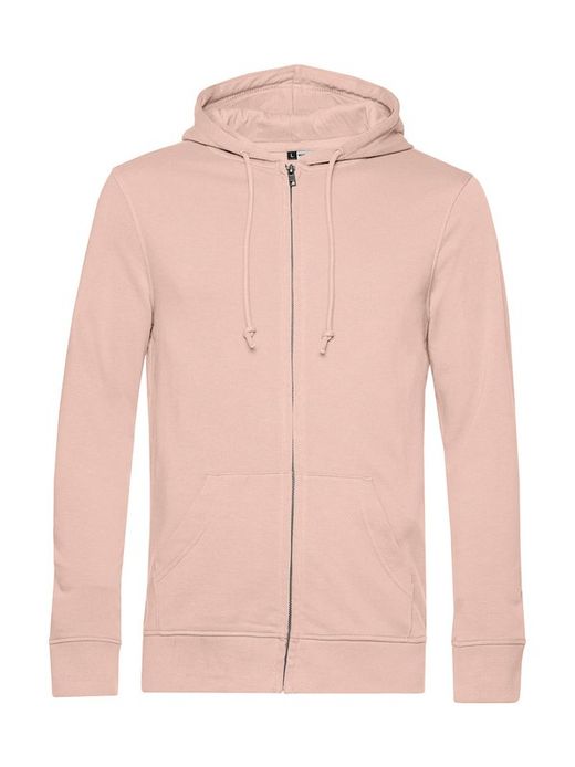 Sudadera orgánica con capucha y cremallera
