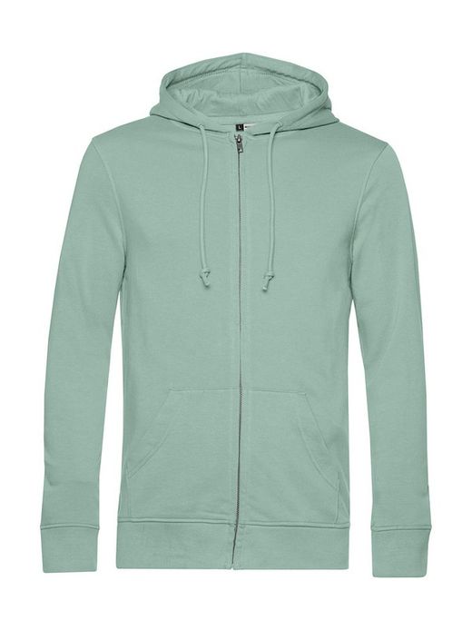 Sudadera orgánica con capucha y cremallera