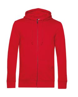 Sudadera orgánica con capucha y cremallera