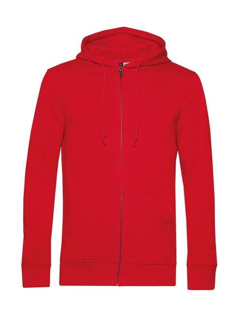 Sudadera orgánica con capucha y cremallera