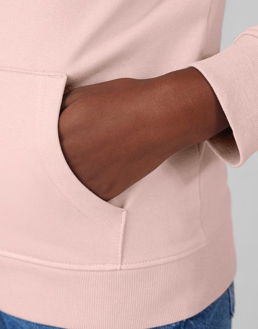 Felpa con cappuccio ecologica da donna