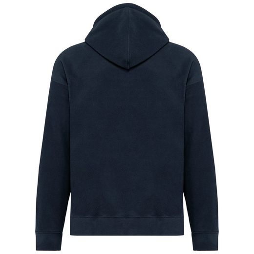 Felpa unisex con cappuccio oversize in pile riciclato