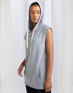 Women's Oversized Sleeveless Hoodie