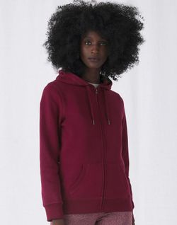Damen Queen Zip Hoodie