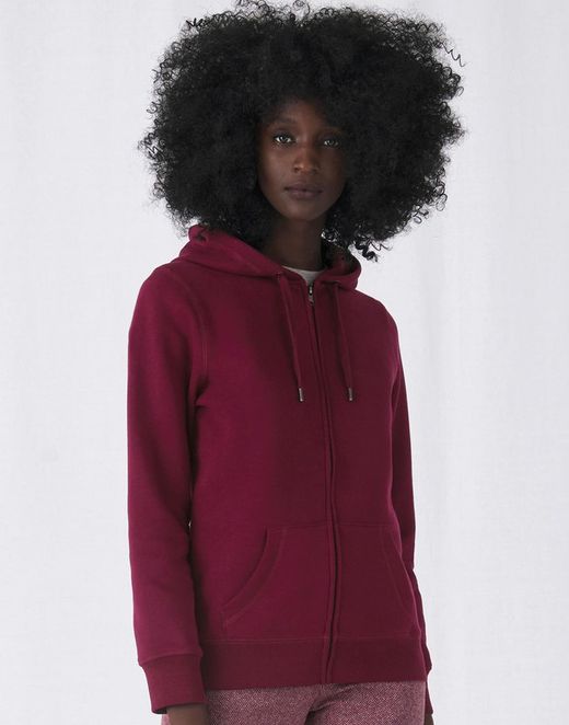 Damen Queen Zip Hoodie