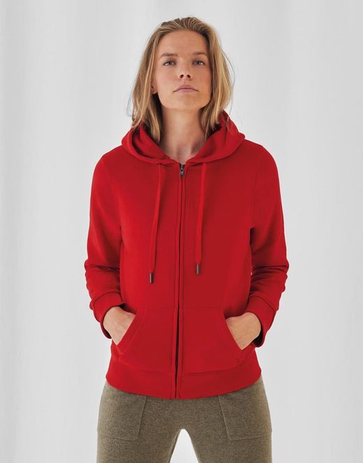 Damen Queen Zip Hoodie