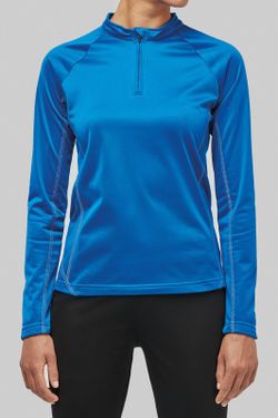 Damen-Sweatshirt mit 1/4 Reißverschluss