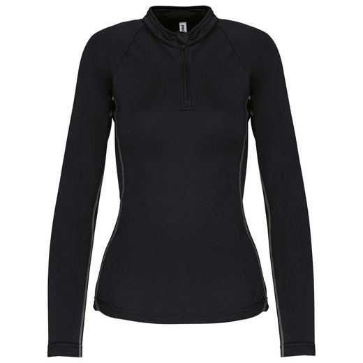 Damen-Sweatshirt mit 1/4 Reißverschluss
