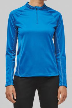 Damen-Sweatshirt mit 1/4 Reißverschluss
