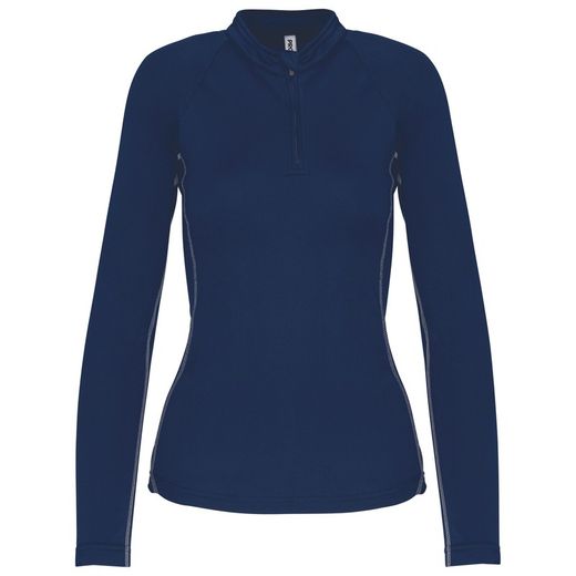 Damen-Sweatshirt mit 1/4 Reißverschluss