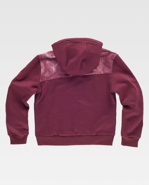 Sudadera Tejido TD 100% Algodón color Granate TD Ref: 12109103