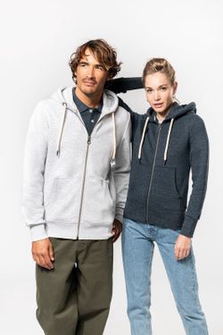 SUDADERA VINTAGE - CREMALLERA Y CAPUCHA mujer