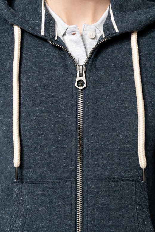 SUDADERA VINTAGE - CREMALLERA Y CAPUCHA mujer
