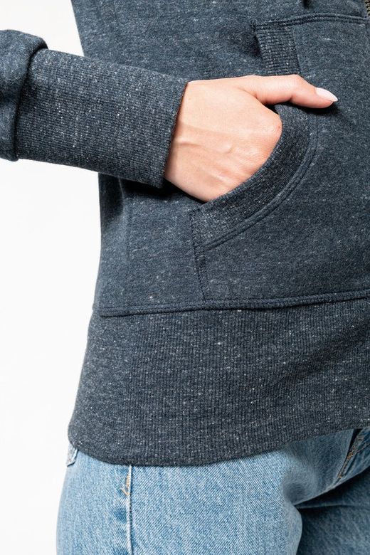 SUDADERA VINTAGE - CREMALLERA Y CAPUCHA mujer