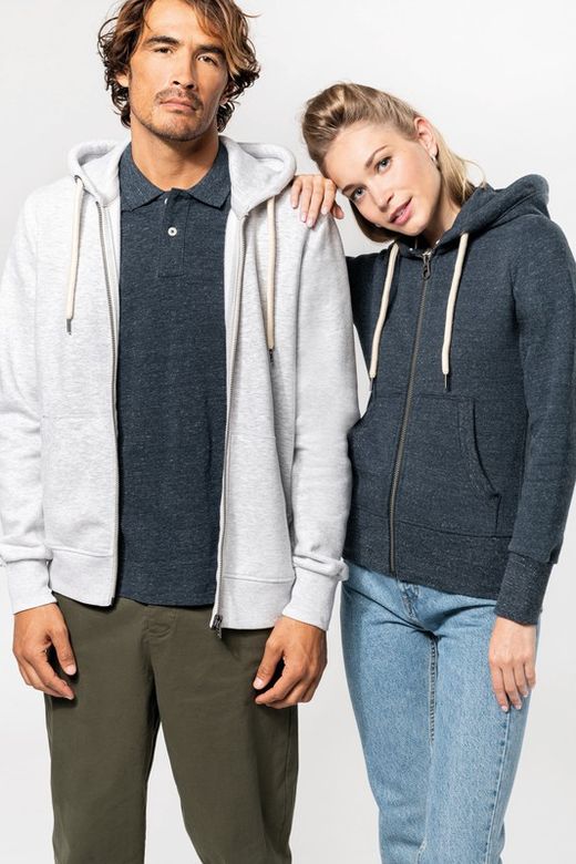 SUDADERA VINTAGE - CREMALLERA Y CAPUCHA mujer