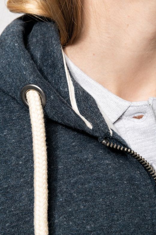 SUDADERA VINTAGE - CREMALLERA Y CAPUCHA mujer