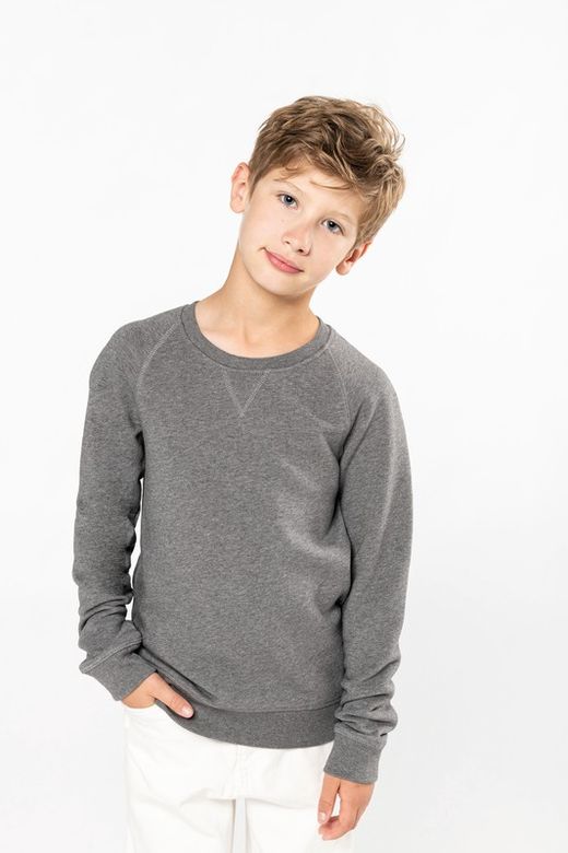 Raglan-Ärmel-Sweatshirts aus Bio-Baumwolle für Jungen