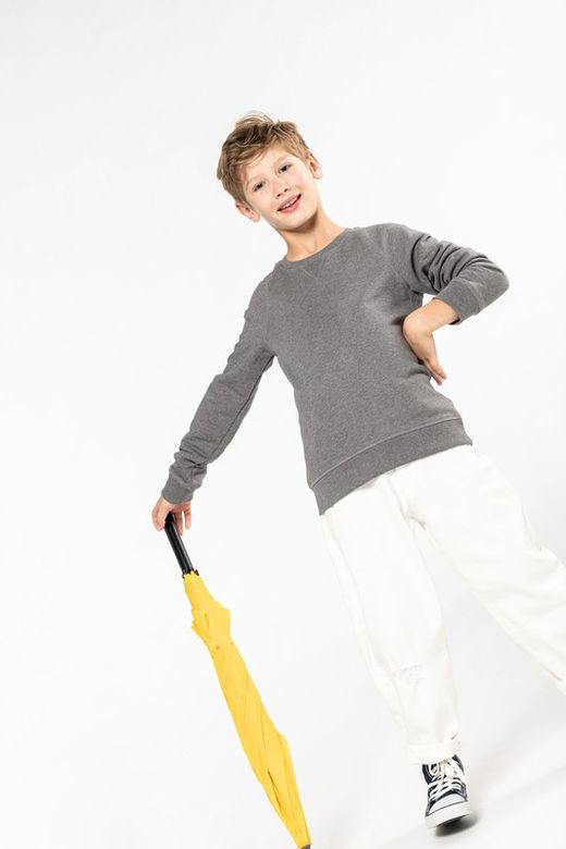 Raglan-Ärmel-Sweatshirts aus Bio-Baumwolle für Jungen