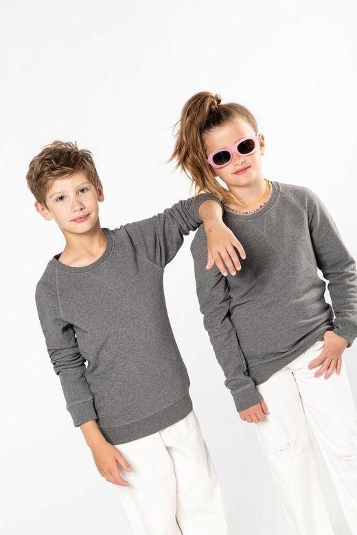 Raglan-Ärmel-Sweatshirts aus Bio-Baumwolle für Jungen
