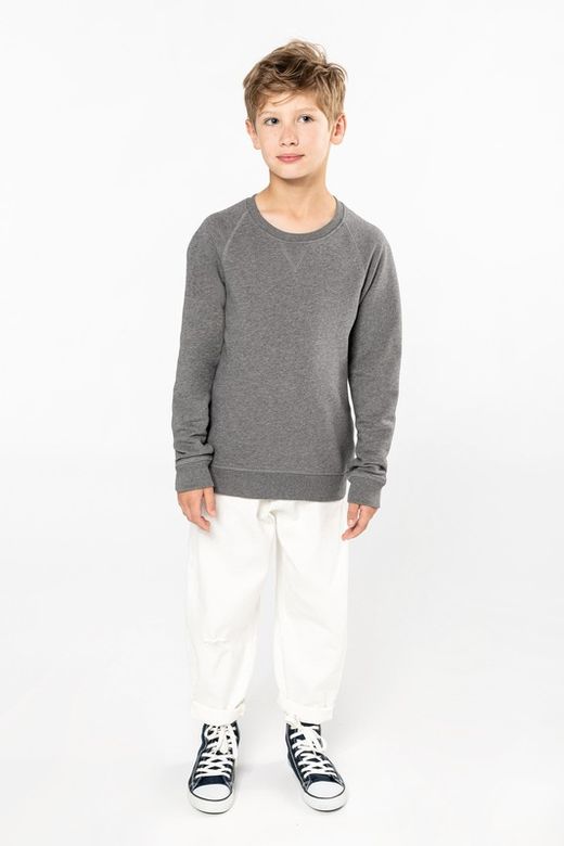 Raglan-Ärmel-Sweatshirts aus Bio-Baumwolle für Jungen