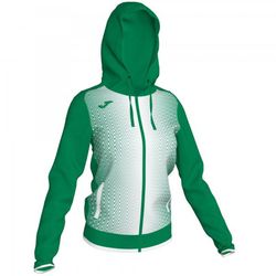 Supernova Hooded Jacket Green-White Woman