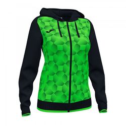 Supernova Iii Zip-Up Hoodie Black Fluor Green