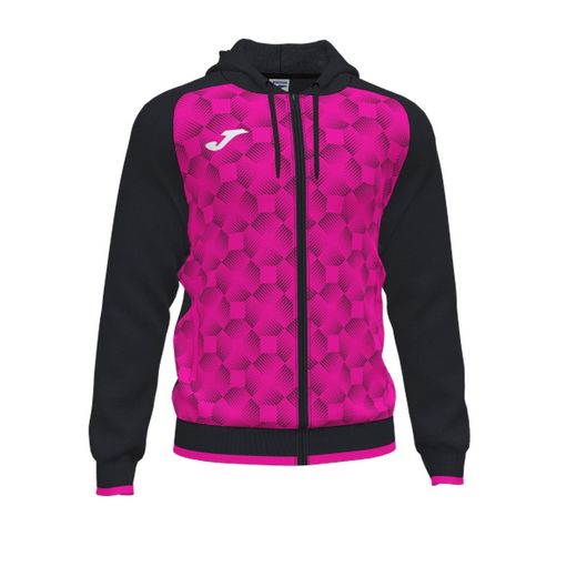 Supernova Iii Zip-Up Hoodie Black Fluor Pink