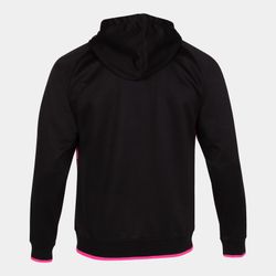 Supernova Iii Zip-Up Hoodie Black Fluor Pink
