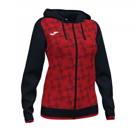 Sweat à capuche zippé Supernova Iii noir rouge
