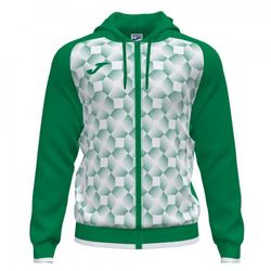 Supernova Iii Zip-Up Hoodie Green White