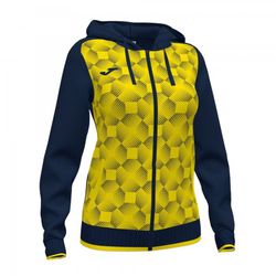 Supernova Iii Zip-Up Hoodie Navy Yellow