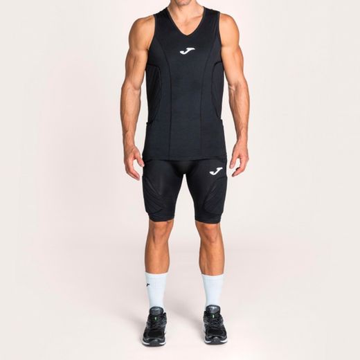 T-Shirt Protec Basket Black Sleeveless
