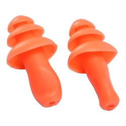 Bouchons d'oreille TPR réutilisables avec ficelle (50 paires)