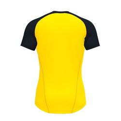 T-Shirt Manche Courte Teamwork Jaune Noir