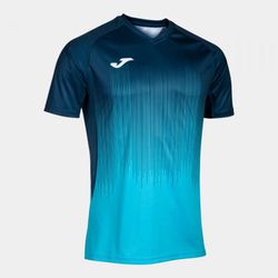 Tiger Iv Short Sleeve T-Shirt Fluor Turquoise-Navy