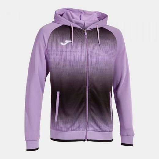 Tiger V Zip-Up Hoodie Purple Black