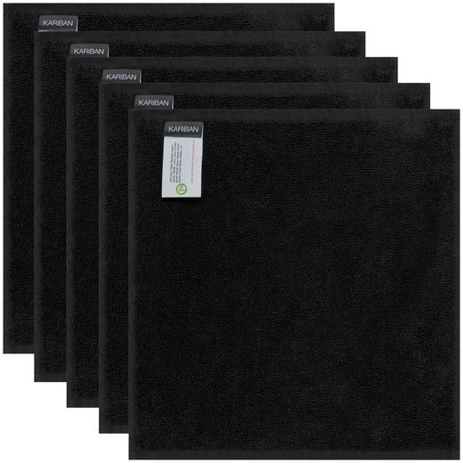Gästehandtuch 30 x 30 cm  Set von 5 Handtüchern