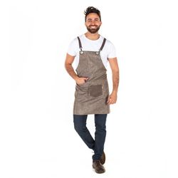 Delantal Con Peto Gobi 74x80 Cm Arpillera