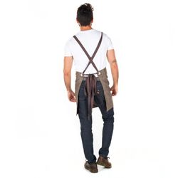 Delantal Con Peto Gobi 74x80 Cm Arpillera