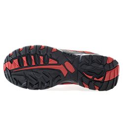 TOKIO, zapato rojo S1P sin cordones elástico Flytex
