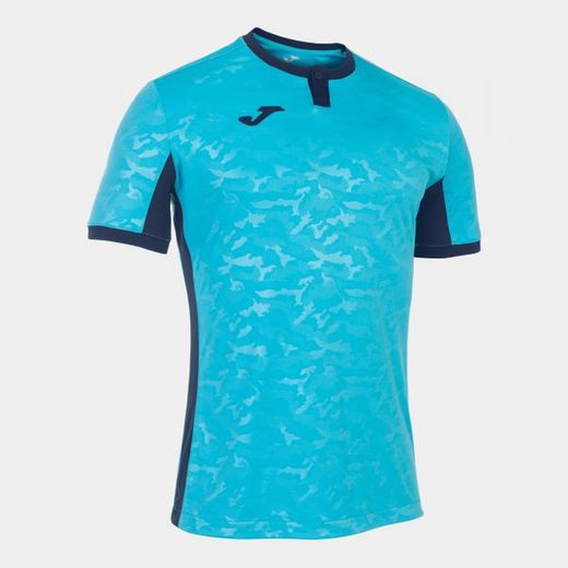 Toletum Ii T-Shirt Fluor Turquoise-Dark Navy S/S