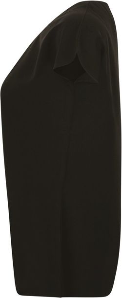 Frauen Plissee Neck Top
