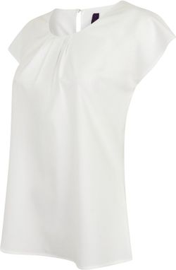 Frauen Plissee Neck Top